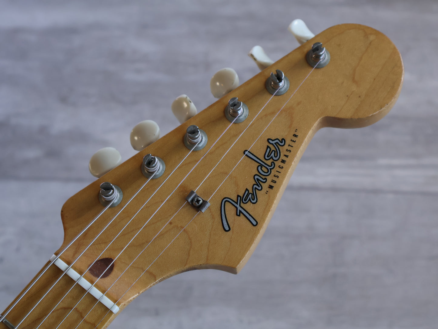 1959 Fender USA Musicmaster (Desert Sand & Anodized Gold)