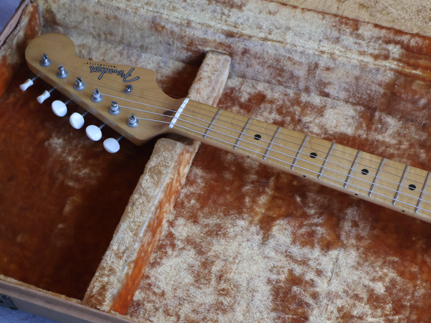 1959 Fender USA Musicmaster (Desert Sand & Anodized Gold)