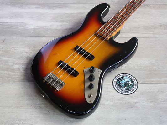 1980's ESP Navigator Japan Custom Order 60's Reissue Jazz Bass (Sunburst)