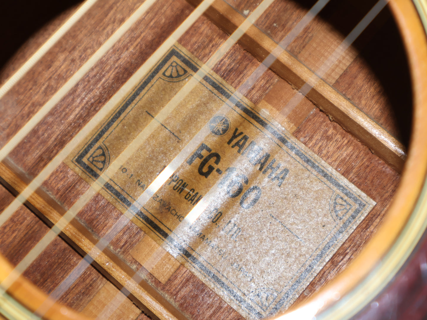 1970's Yamaha Japan FG-160 Folk Acoustic Guitar