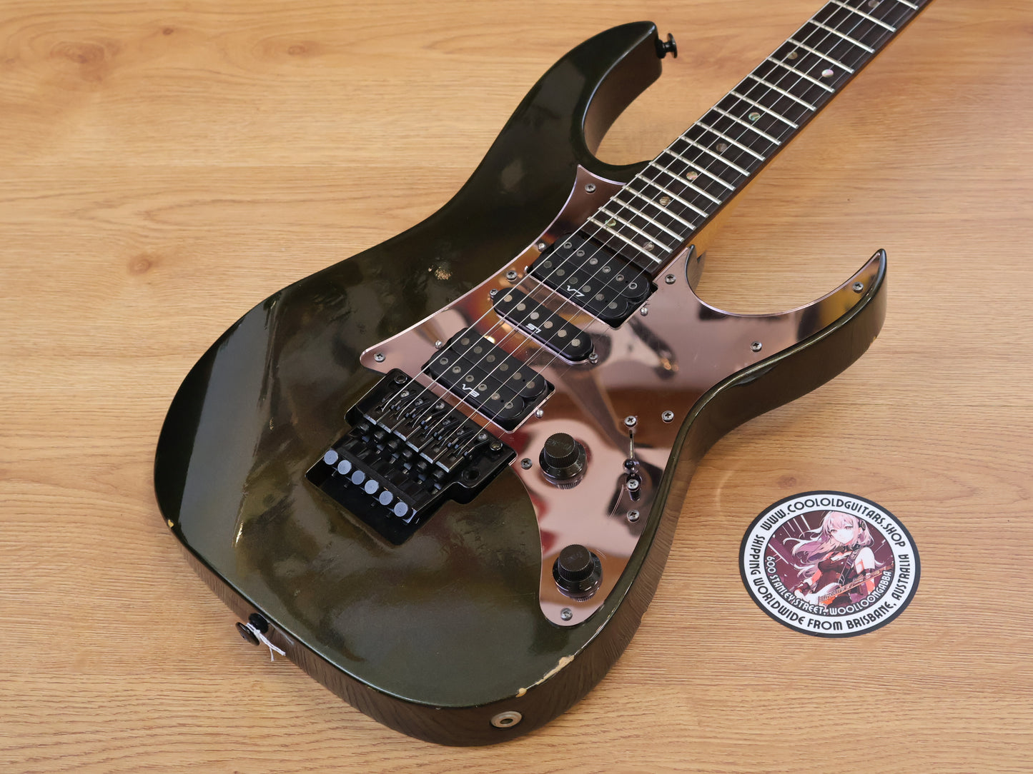 1996 Ibanez RGR-550 HSH Superstrat (Iron Pewter)