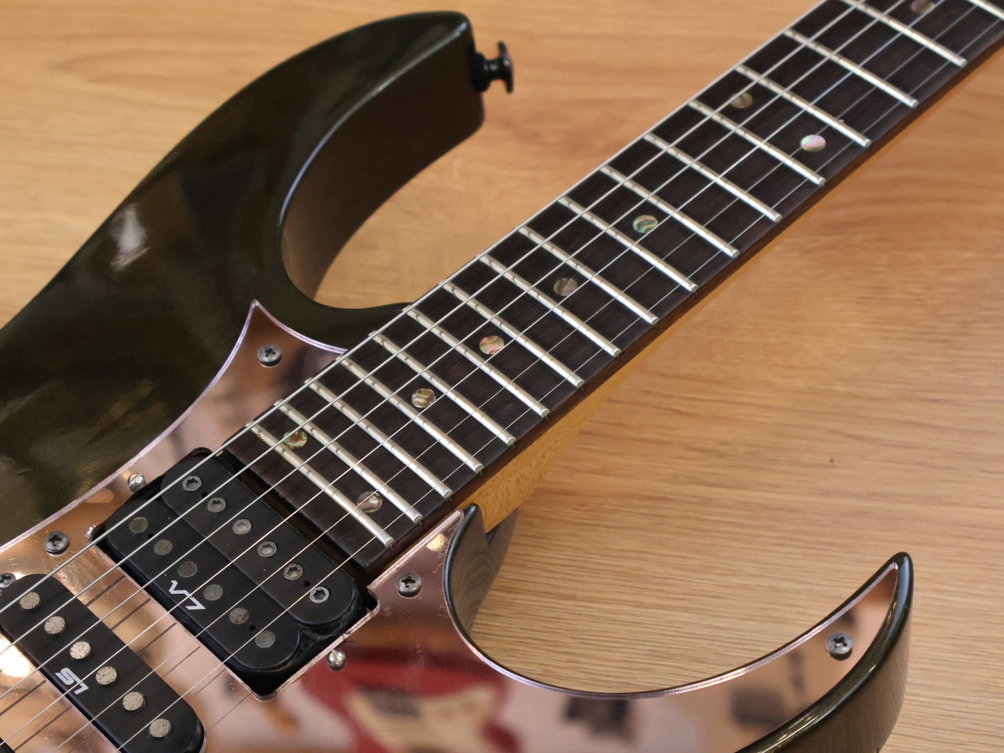 1996 Ibanez RGR-550 HSH Superstrat (Iron Pewter)