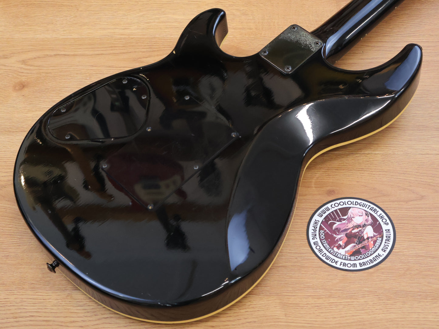 1985 Yamaha Japan SE700E Bound Flat-Top Superstrat (Black)