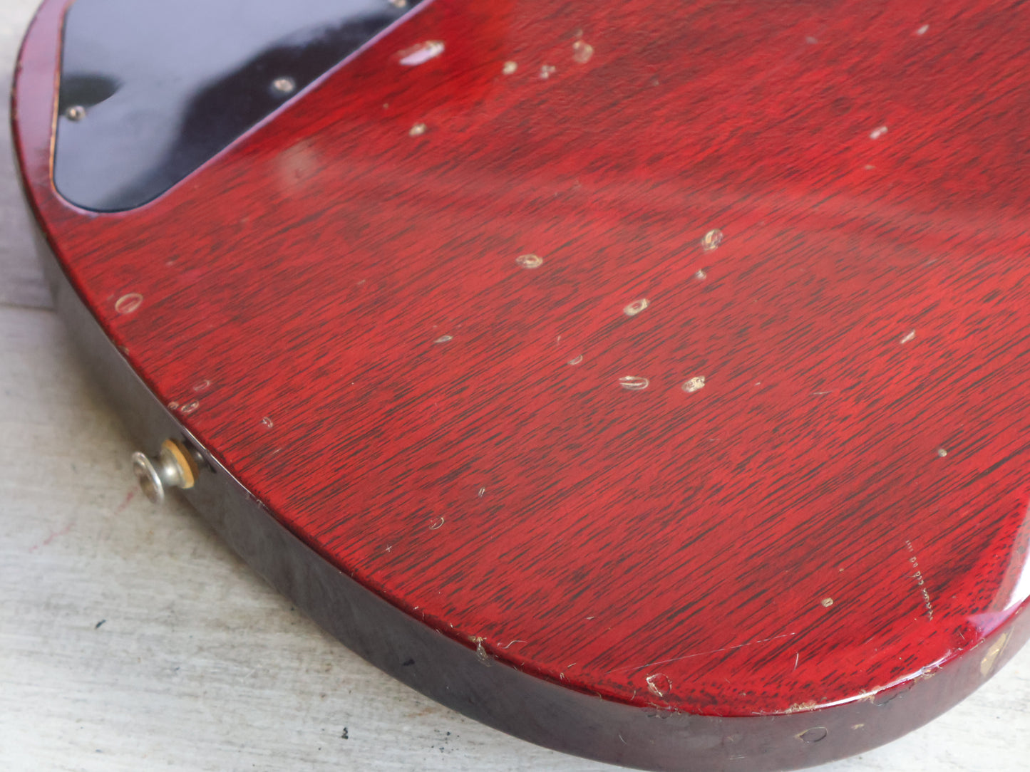 1981 Aria Pro II Japan SL-500D '61 SG Double Cutaway (Cherry Red)