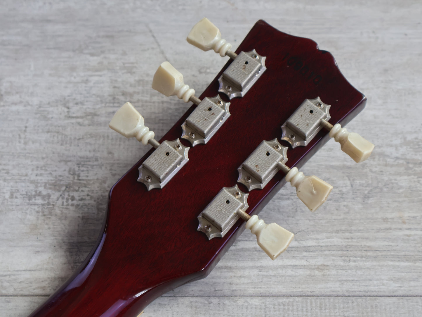 1981 Aria Pro II Japan SL-500D '61 SG Double Cutaway (Cherry Red)