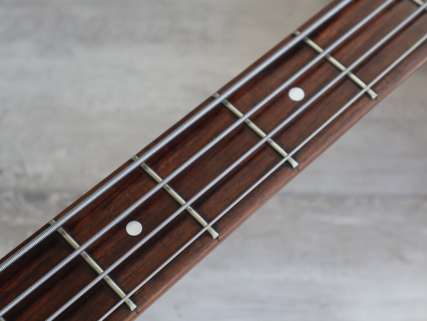 1975 Greco Japan TVB-600 Double Cutaway Les Paul Jr Bass (Cherry Red)