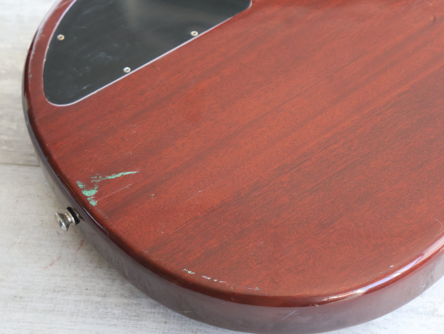 1975 Greco Japan TVB-600 Double Cutaway Les Paul Jr Bass (Cherry Red)