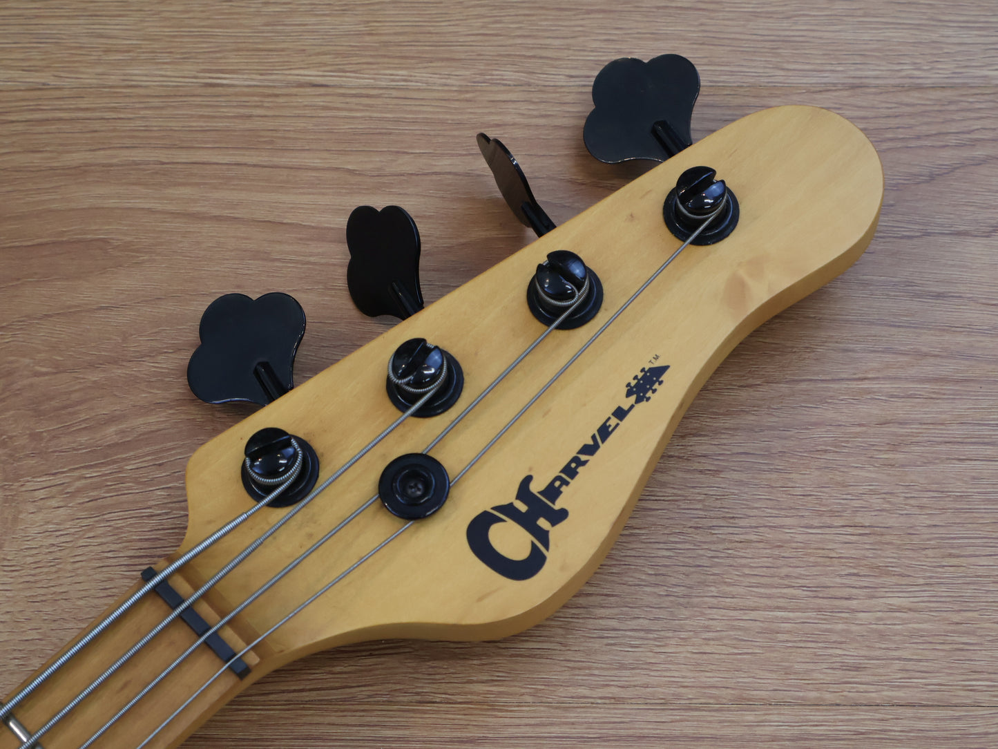 1990's Charvel Japan Active Jazz Bass (Transparent Blue)