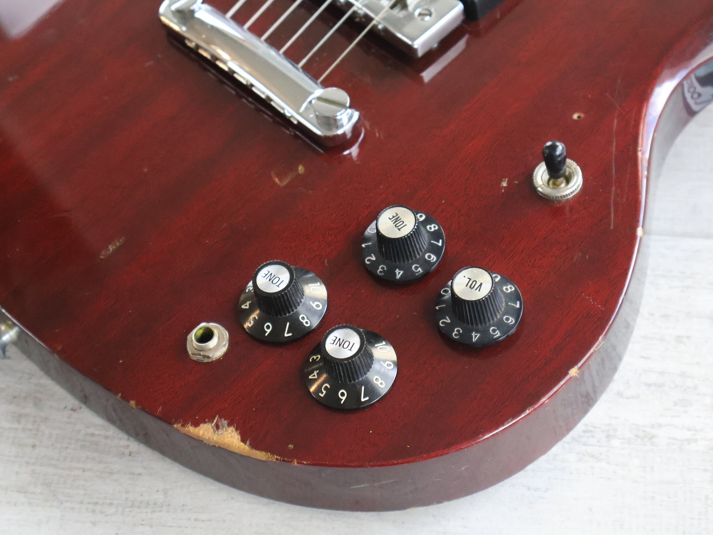 1981 Greco Japan SS-600 70's Reissue SG Standard (Wine Red)