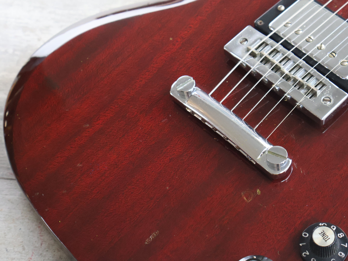 1981 Greco Japan SS-600 70's Reissue SG Standard (Wine Red)