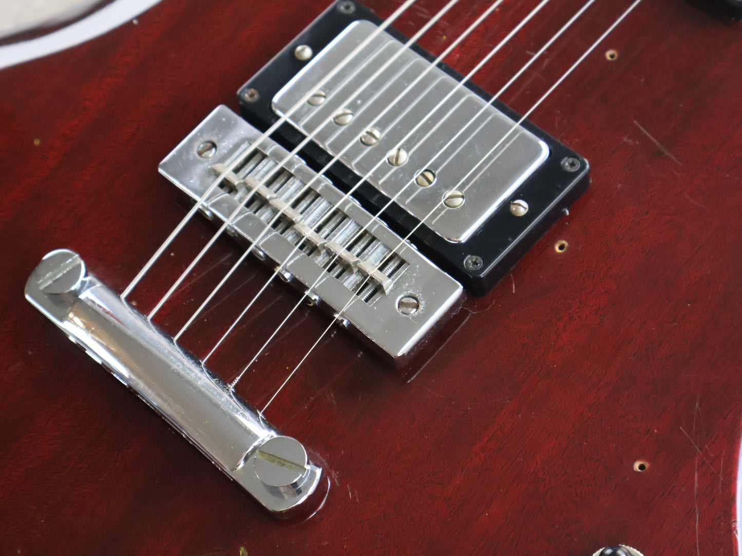 1981 Greco Japan SS-600 70's Reissue SG Standard (Wine Red)