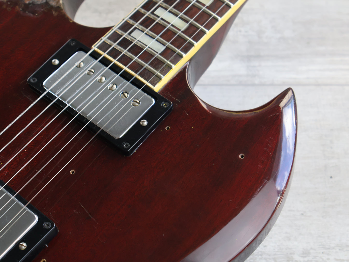 1981 Greco Japan SS-600 70's Reissue SG Standard (Wine Red)