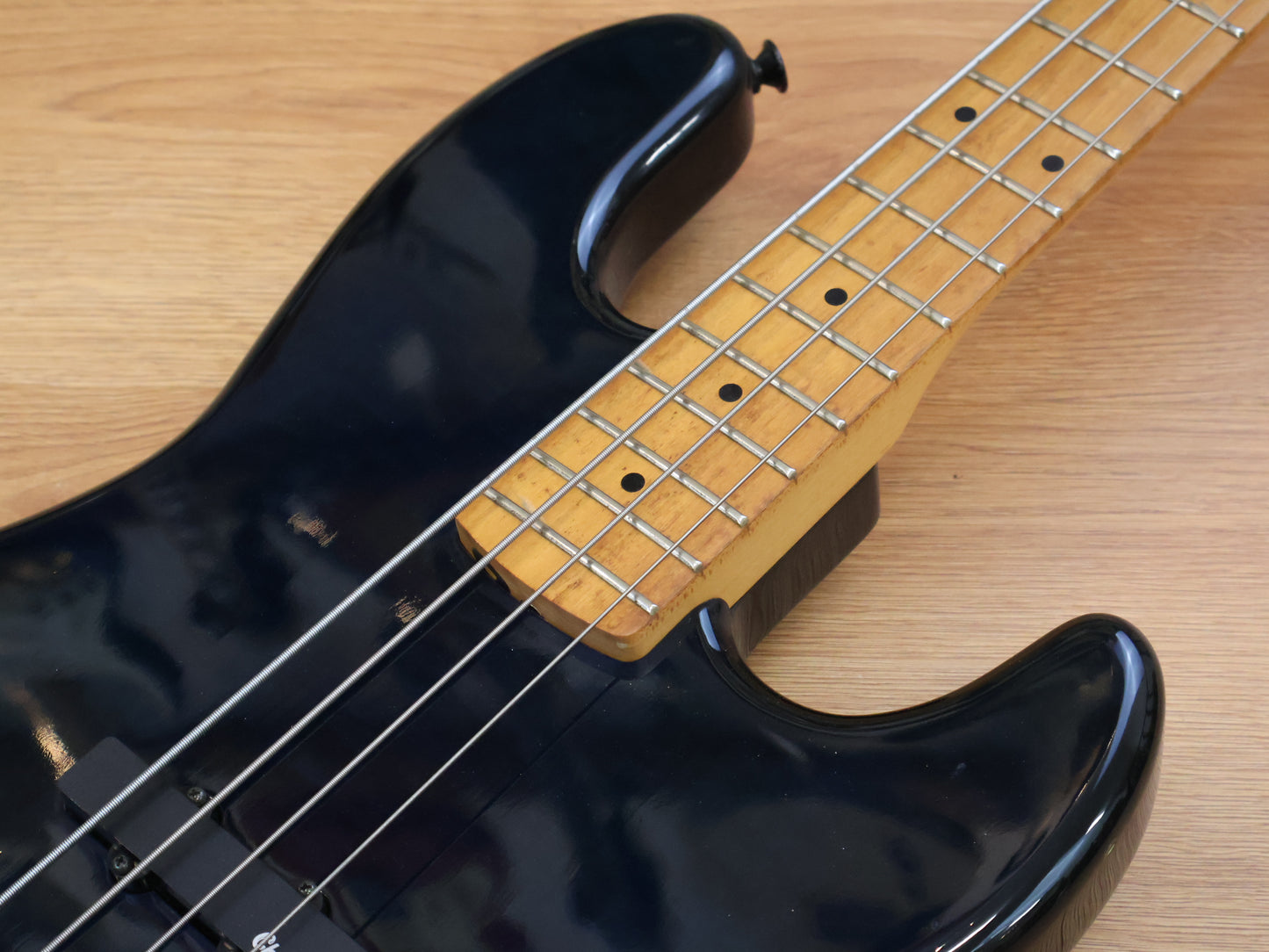 1990's Charvel Japan Active Jazz Bass (Transparent Blue)