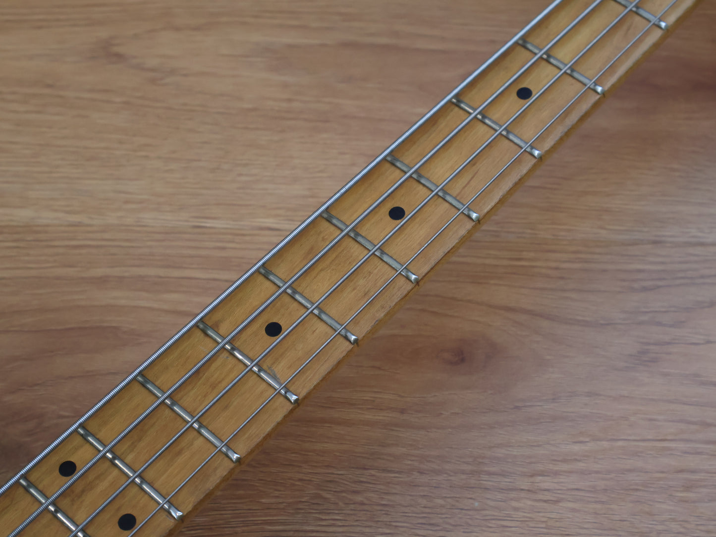 1990's Charvel Japan Active Jazz Bass (Transparent Blue)