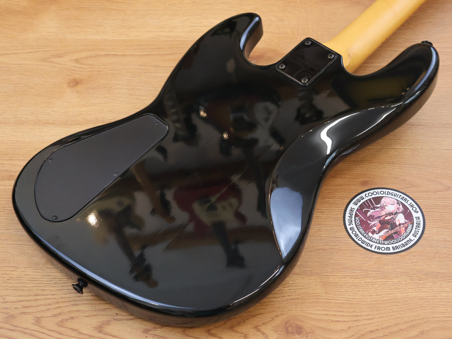 1990's Charvel Japan Active Jazz Bass (Transparent Blue)