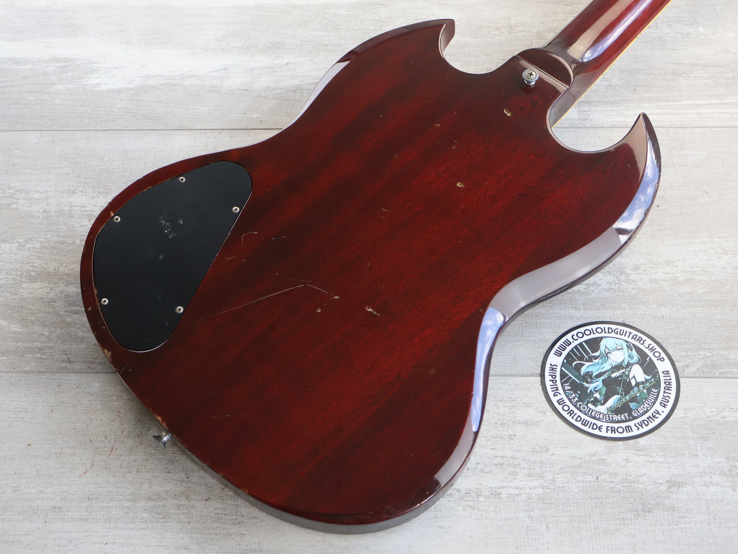 1981 Greco Japan SS-600 70's Reissue SG Standard (Wine Red)