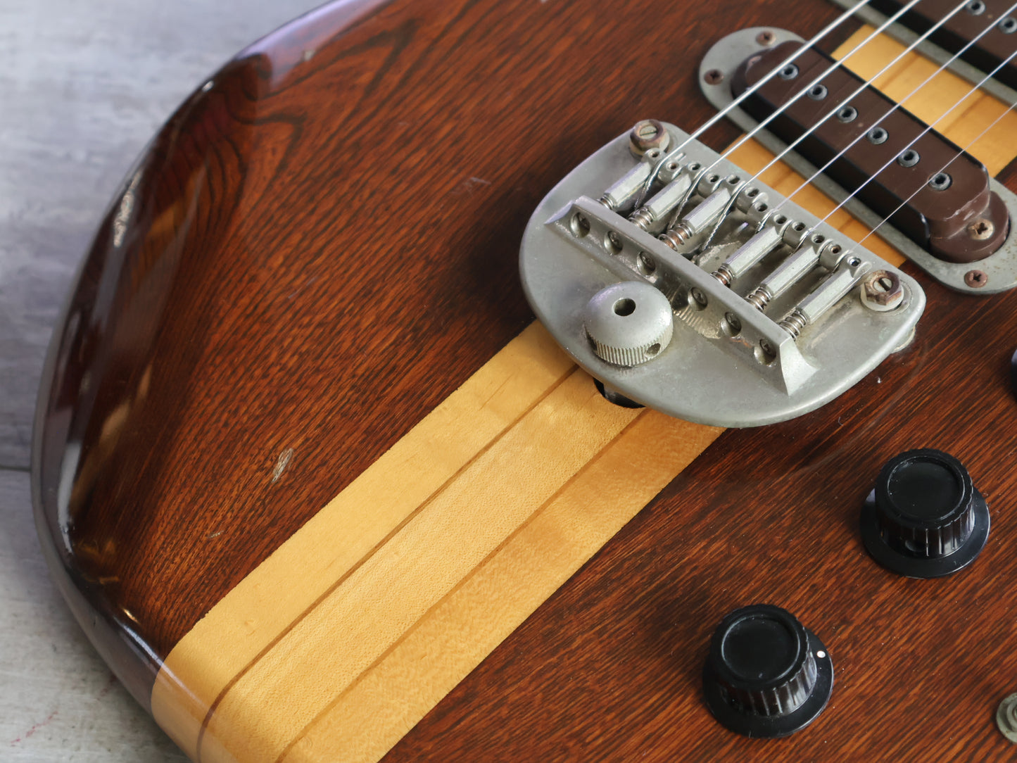 1979 Greco Japan GOII750 Neckthrough Stratocaster (Brown)