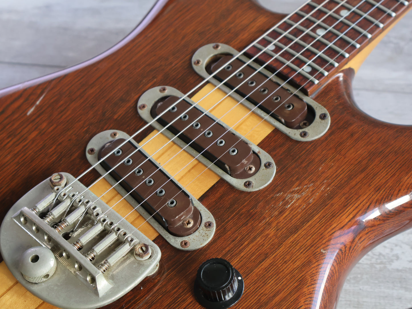 1979 Greco Japan GOII750 Neckthrough Stratocaster (Brown)