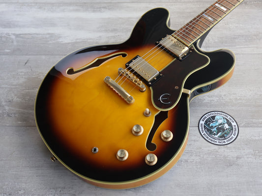 2016 Epiphone Sheraton-II PRO Semi-Hollowbody Electric Guitar (Vintage Sunburst)
