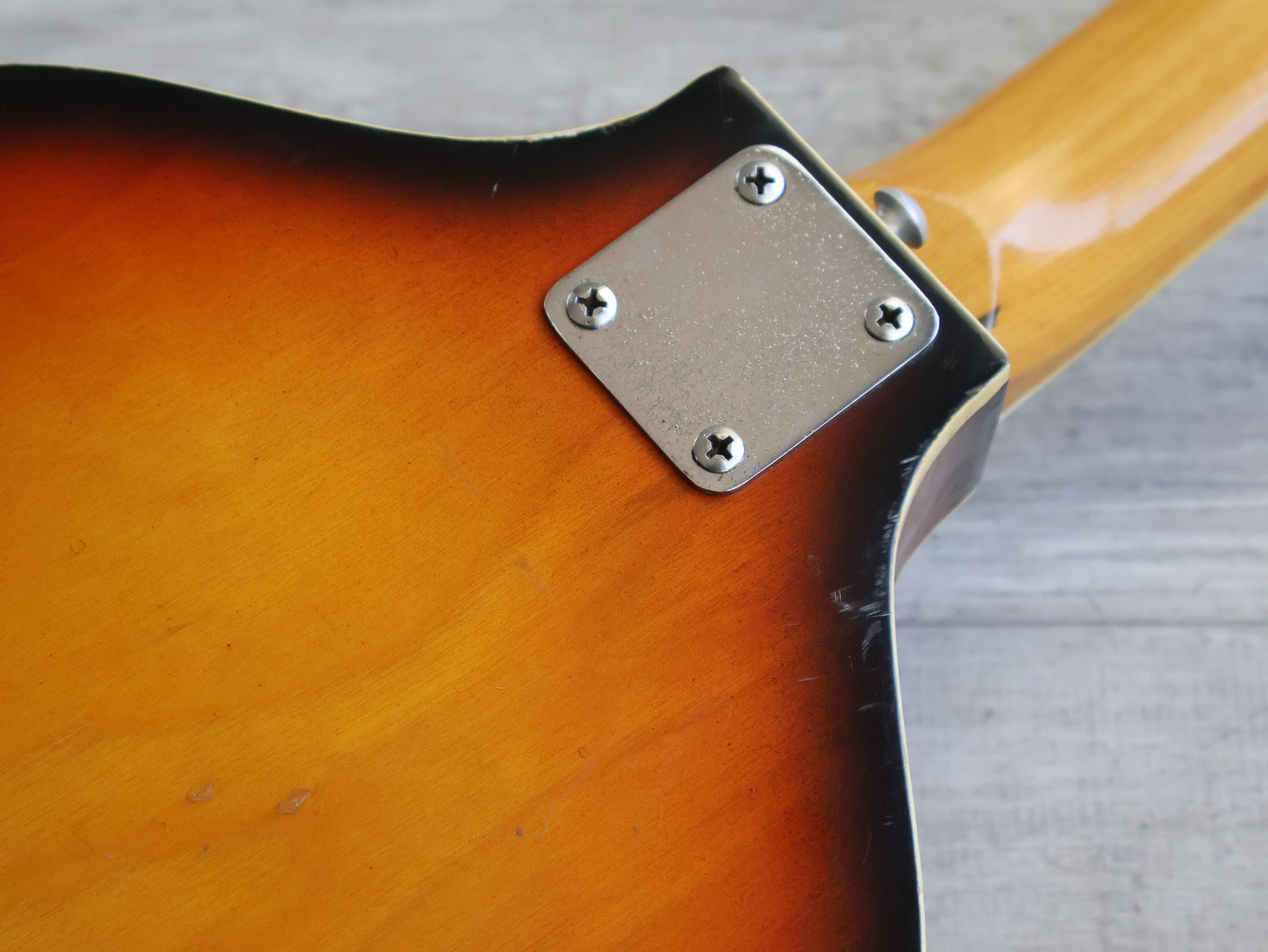 1968 Winston (by Kawai Japan) Model 436 Hollowbody Violin Guitar
