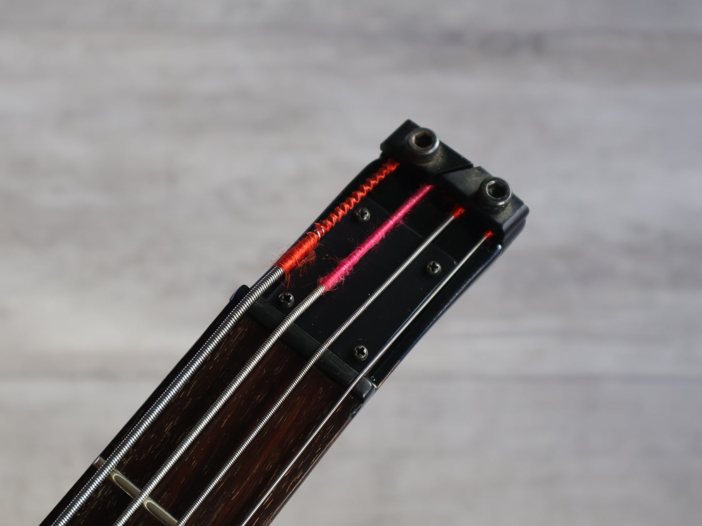 1985 Ibanez Japan Axstar AXB50 Headless Bass Guitar (Black)