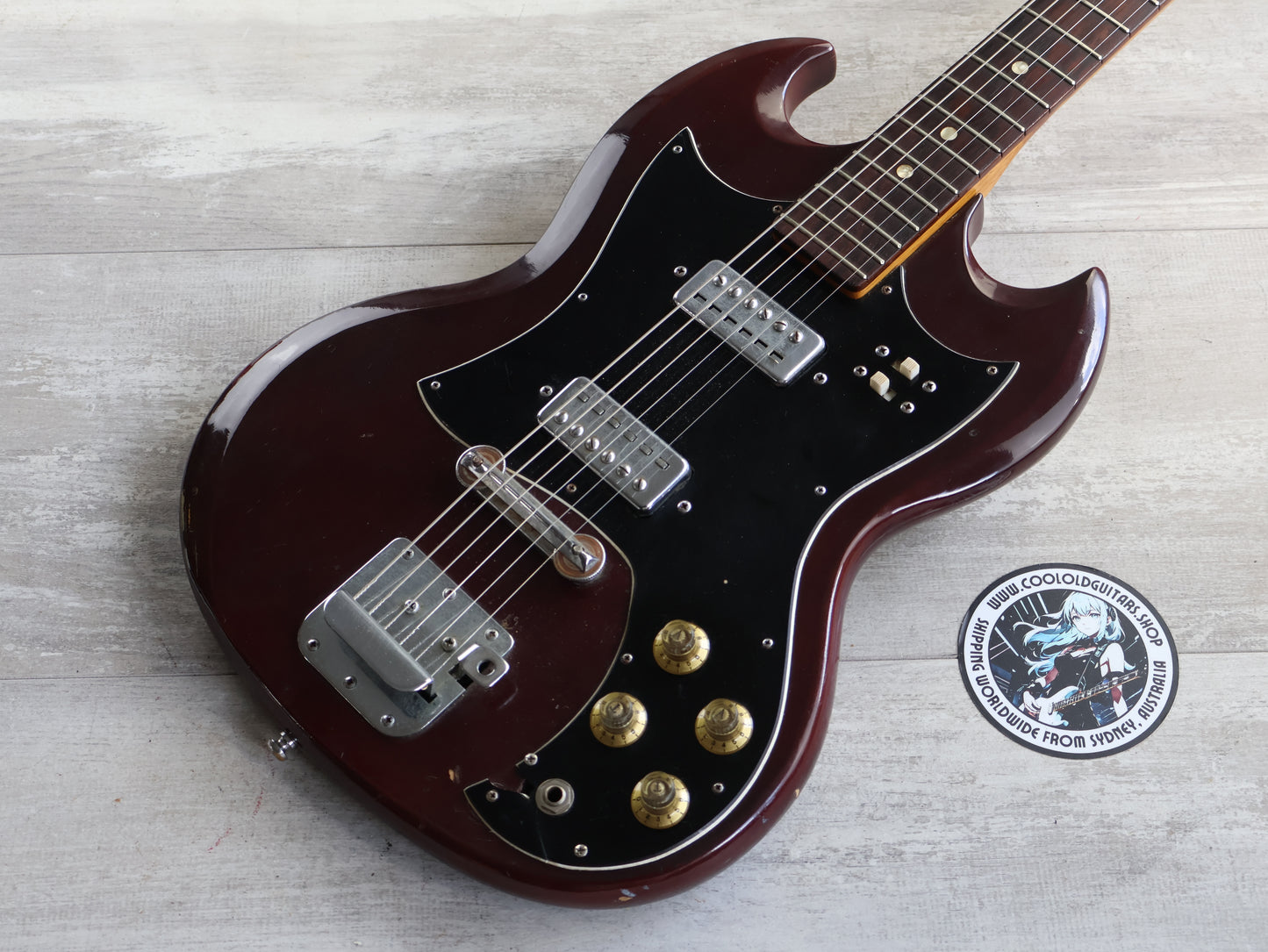 1973 Riviera Japan SG Double Cutaway (Red)