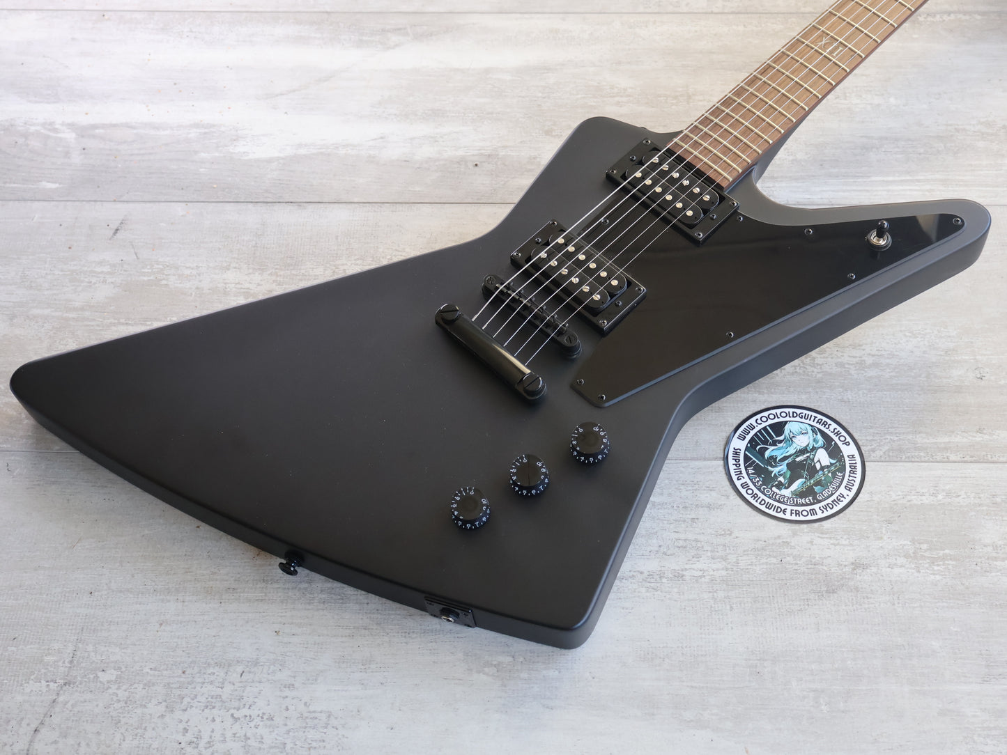 2018 Epiphone Explorer 1958 Gothic (Pitch Black)