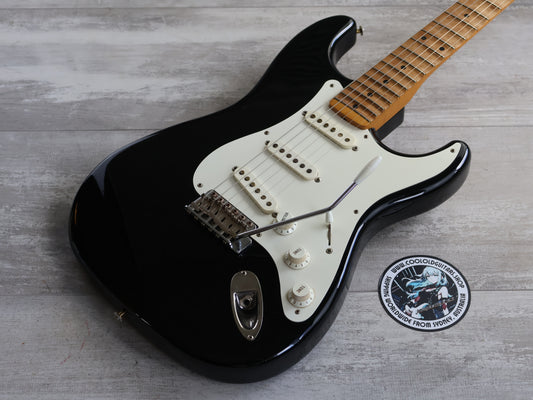 1991 Fender Japan ST57-650 '57 Reissue Scalloped Stratocaster (Black)