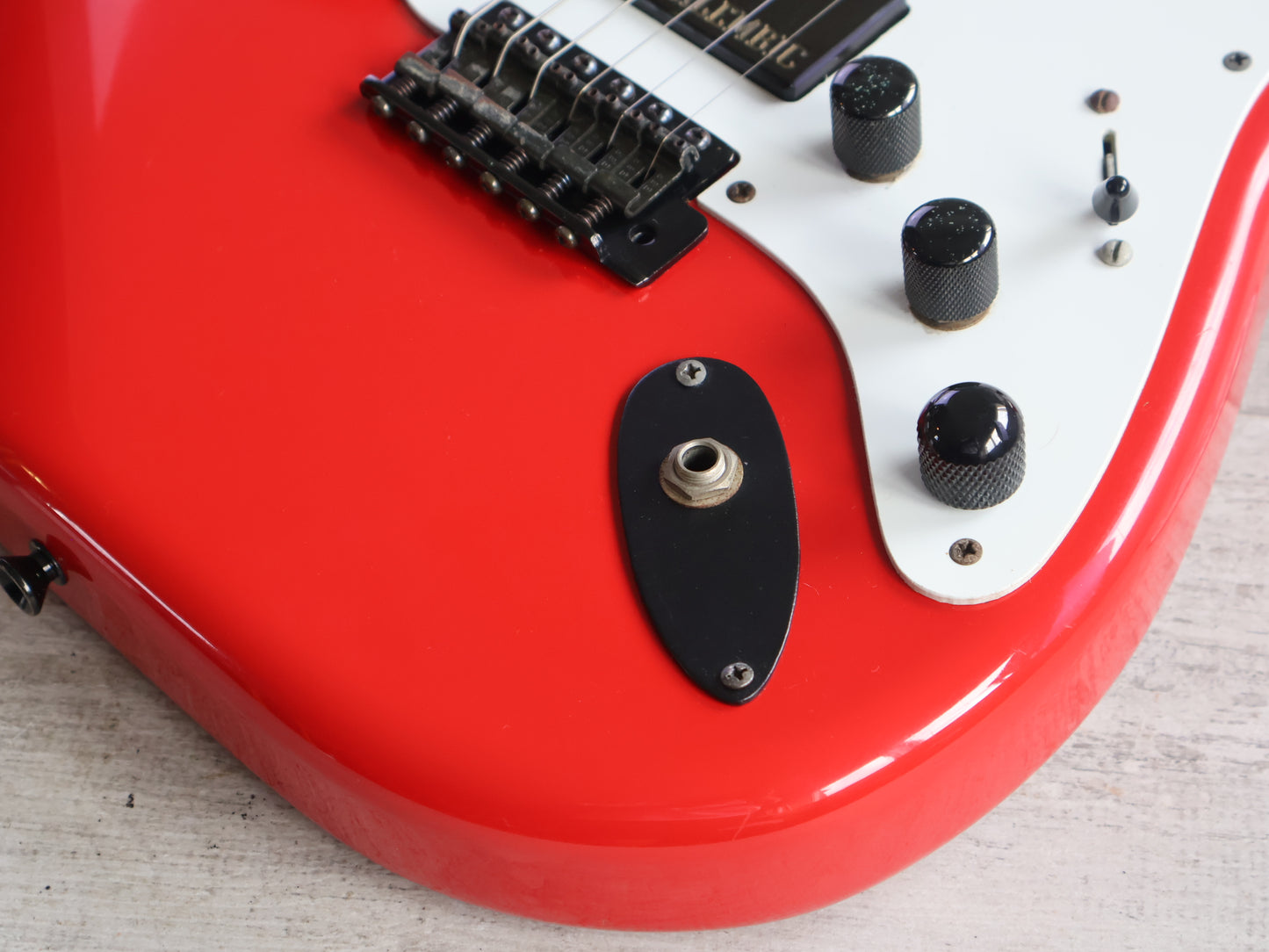 1990's ESP Japan (Tokyo Workshop) Stratocaster w/Alembic (Fiesta Red)
