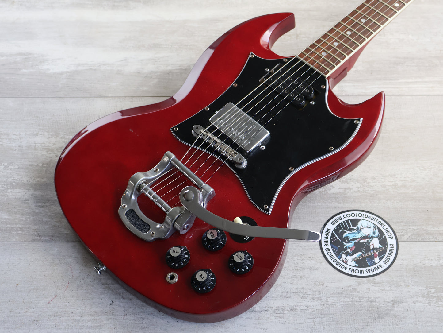 1972 Tempo Japan SG Double Cutaway (Red)