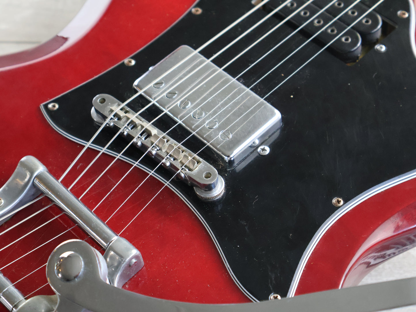 1972 Tempo Japan SG Double Cutaway (Red)