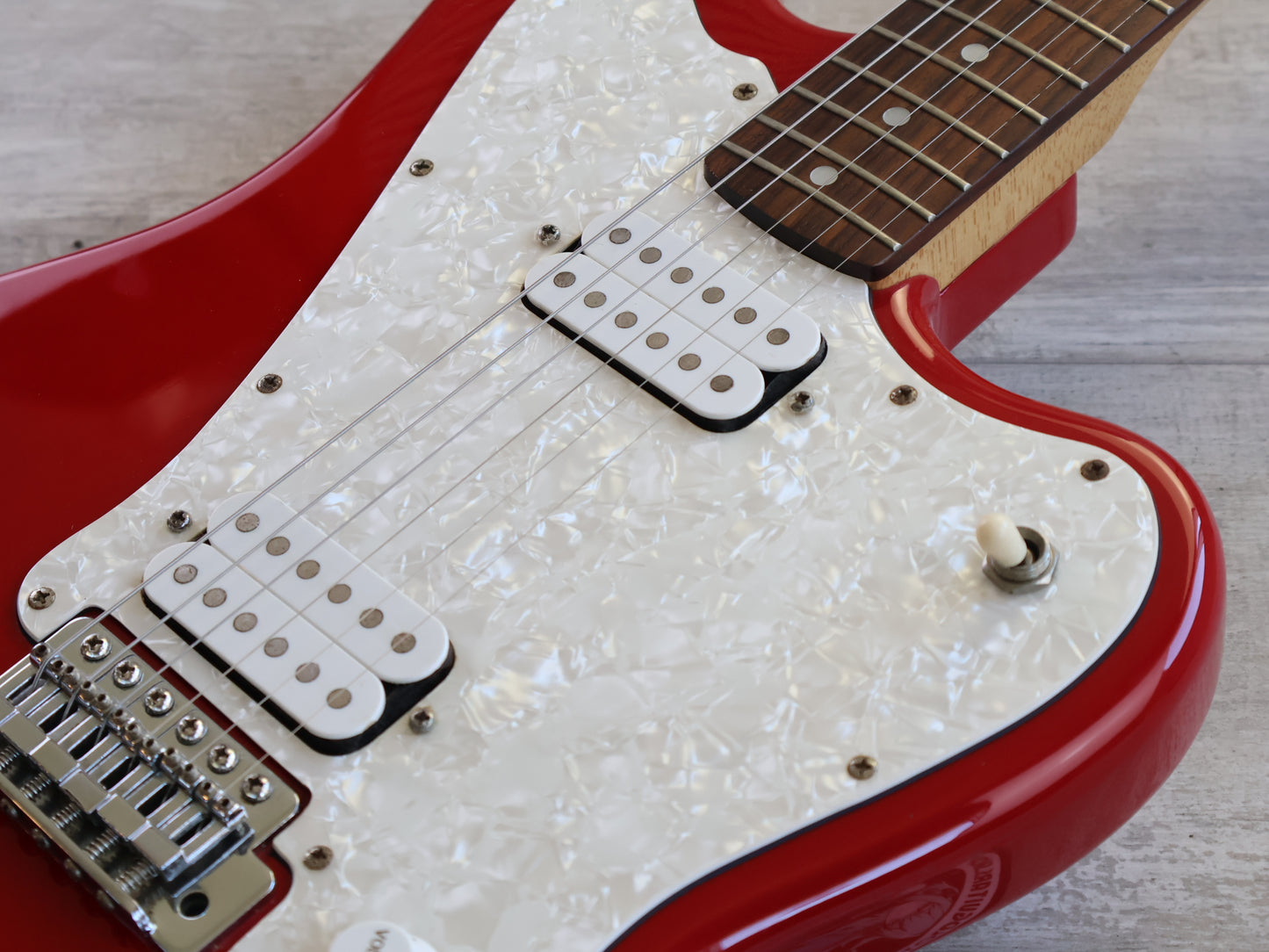 2000 Squier JGM-55 Jagmaster HH Offset (Torino Red)