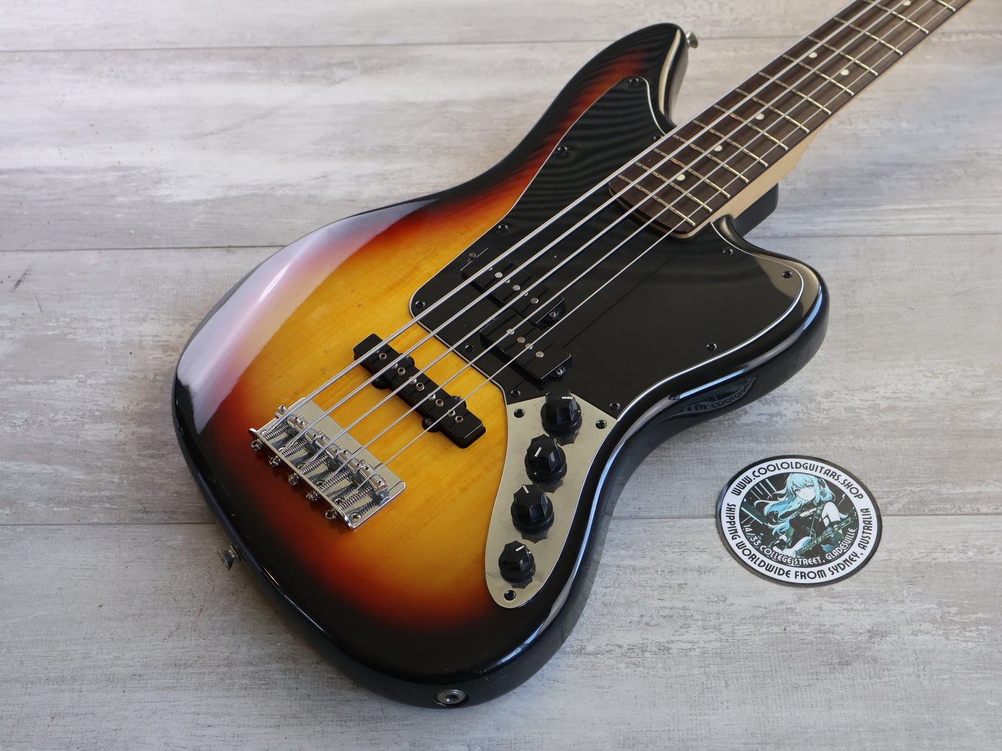 2013 Squier Vintage Modified Jaguar Bass V Special 5-String (Sunburst)