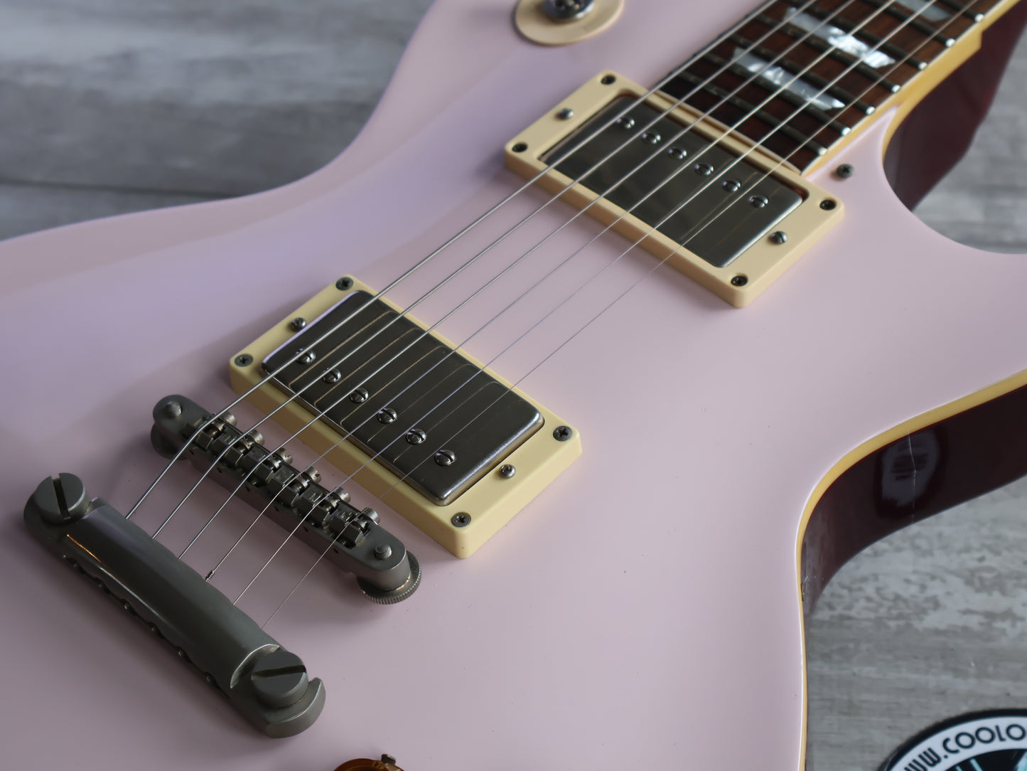 1990 Greco Japan EG-700 Les Paul Standard (Refinished Pink Top)