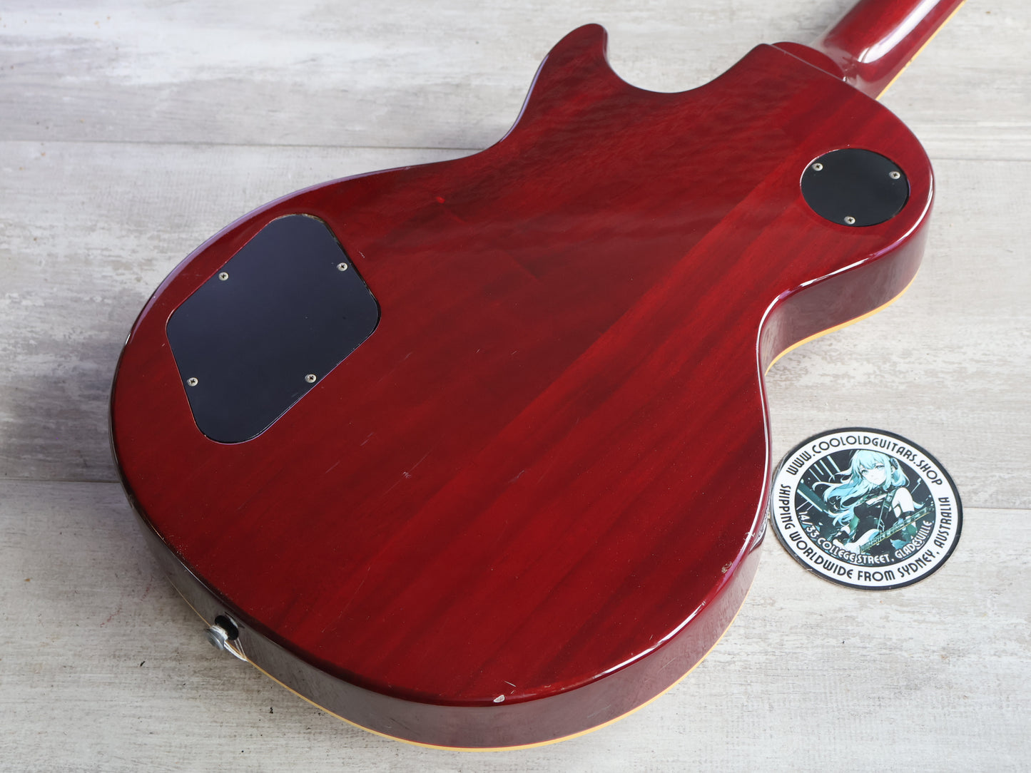 1990 Greco Japan EG-700 Les Paul Standard (Refinished Pink Top)