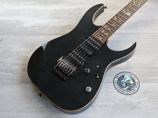 2005 Ibanez J Custom RG8270F HSH Superstrat (Black Onyx)