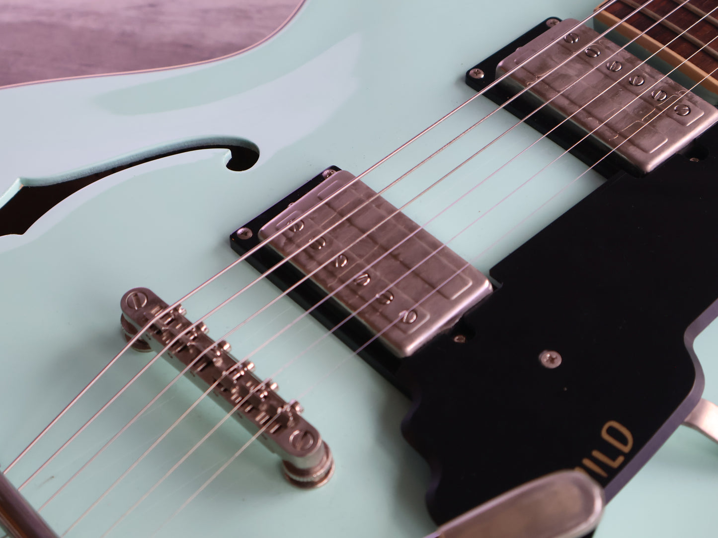 Guild Starfire 1 SC GVT Vibrato Semi Hollowbody (Seafoam Green)