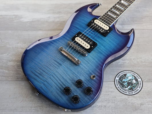 Gibson SG Modern Double Cutaway w/EMG's (Blueberry Fade)