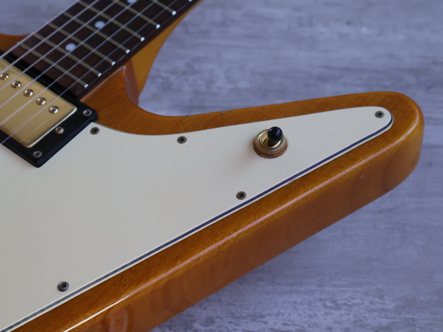 2004 Epiphone '58 1958 Reissue Korina Explorer (Aged Natural)