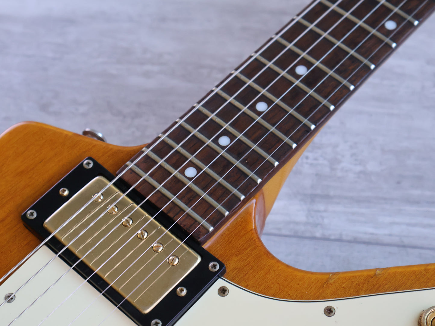 2004 Epiphone '58 1958 Reissue Korina Explorer (Aged Natural)