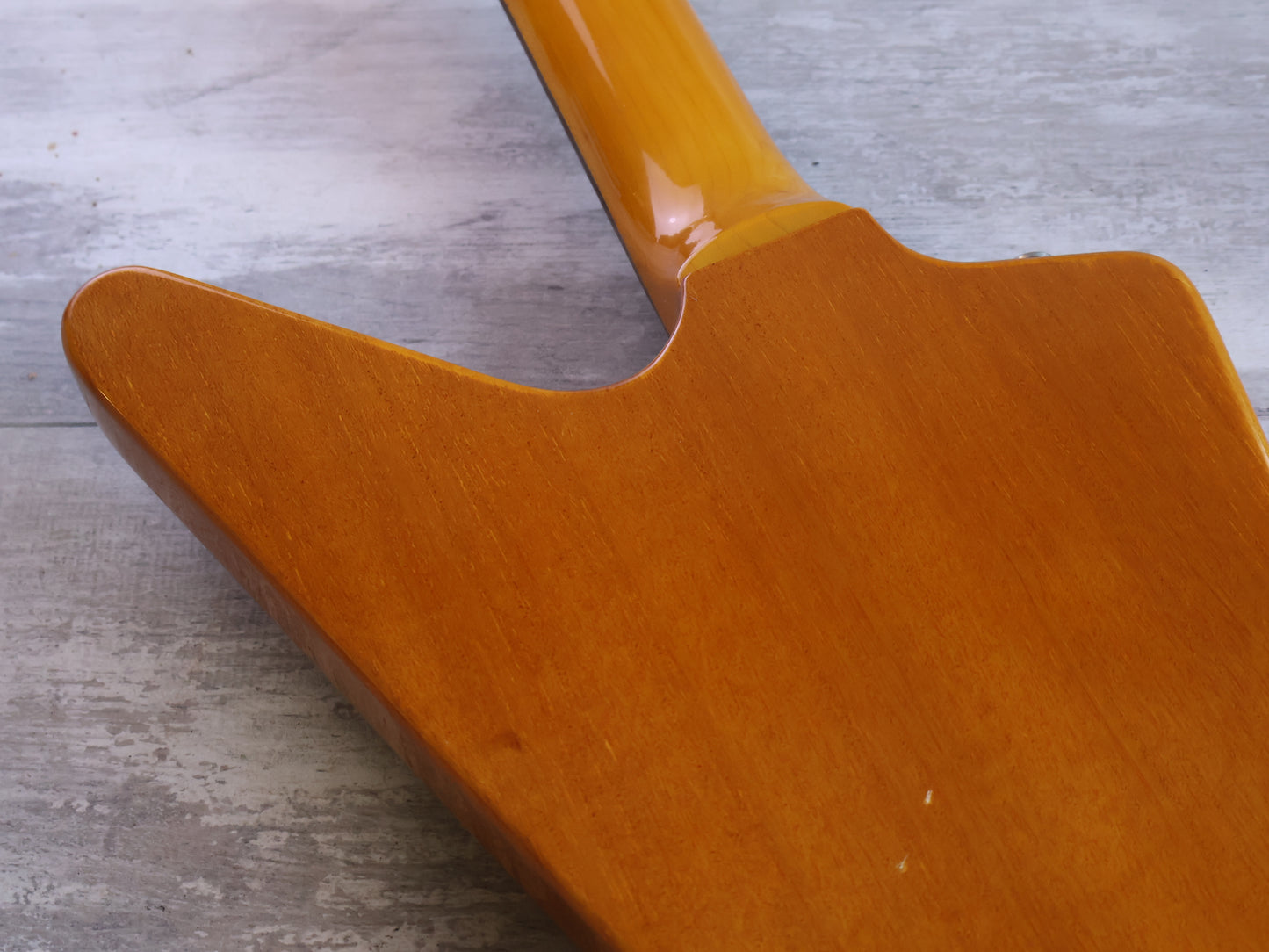 2004 Epiphone '58 1958 Reissue Korina Explorer (Aged Natural)