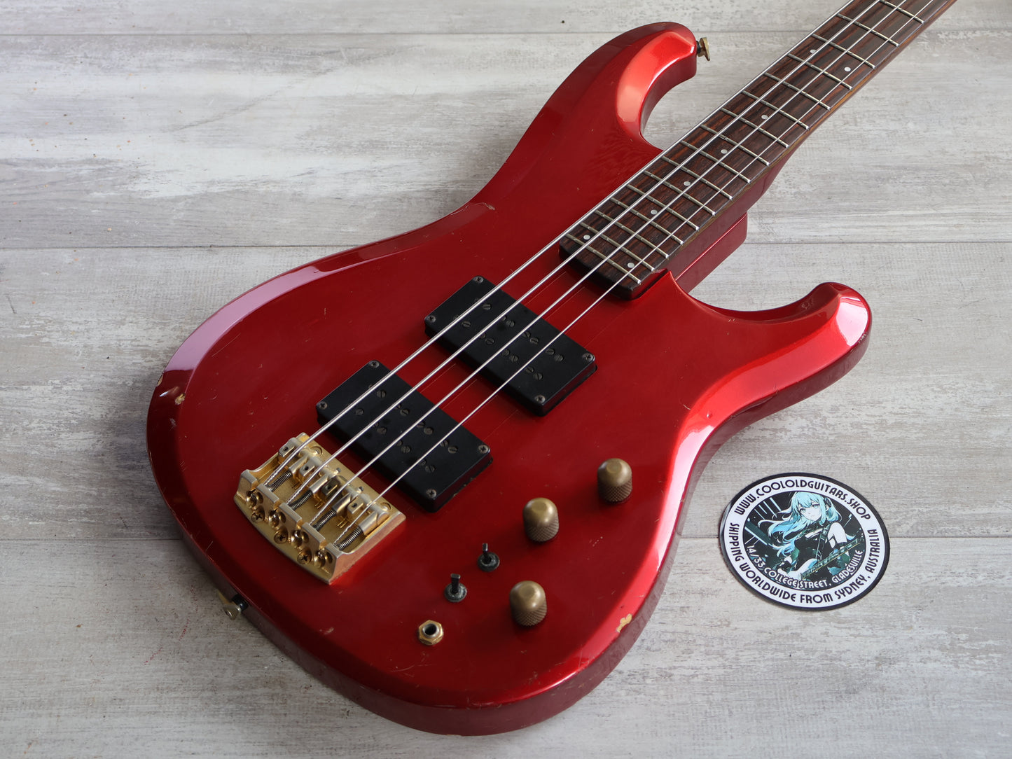 1984 Ibanez Japan RB824 Roadstar II Bass (Fire Red)