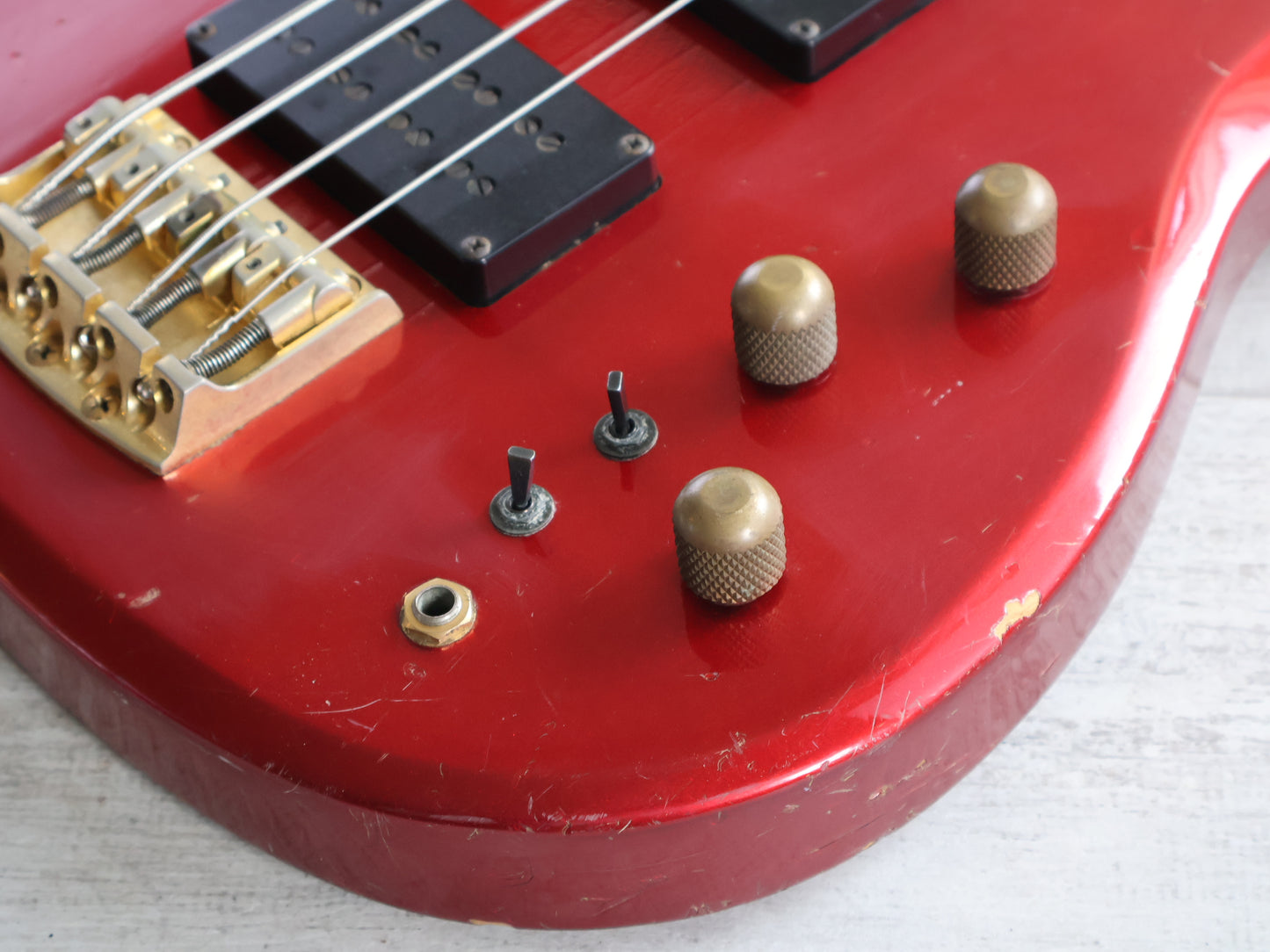 1984 Ibanez Japan RB824 Roadstar II Bass (Fire Red)