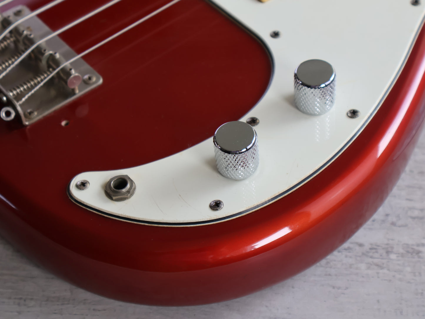 1980 Aria Pro II Japan Precision Bass (Metallic Red)