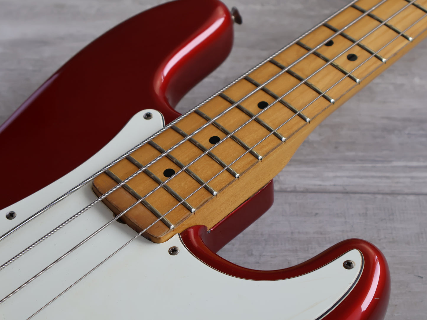 1980 Aria Pro II Japan Precision Bass (Metallic Red)