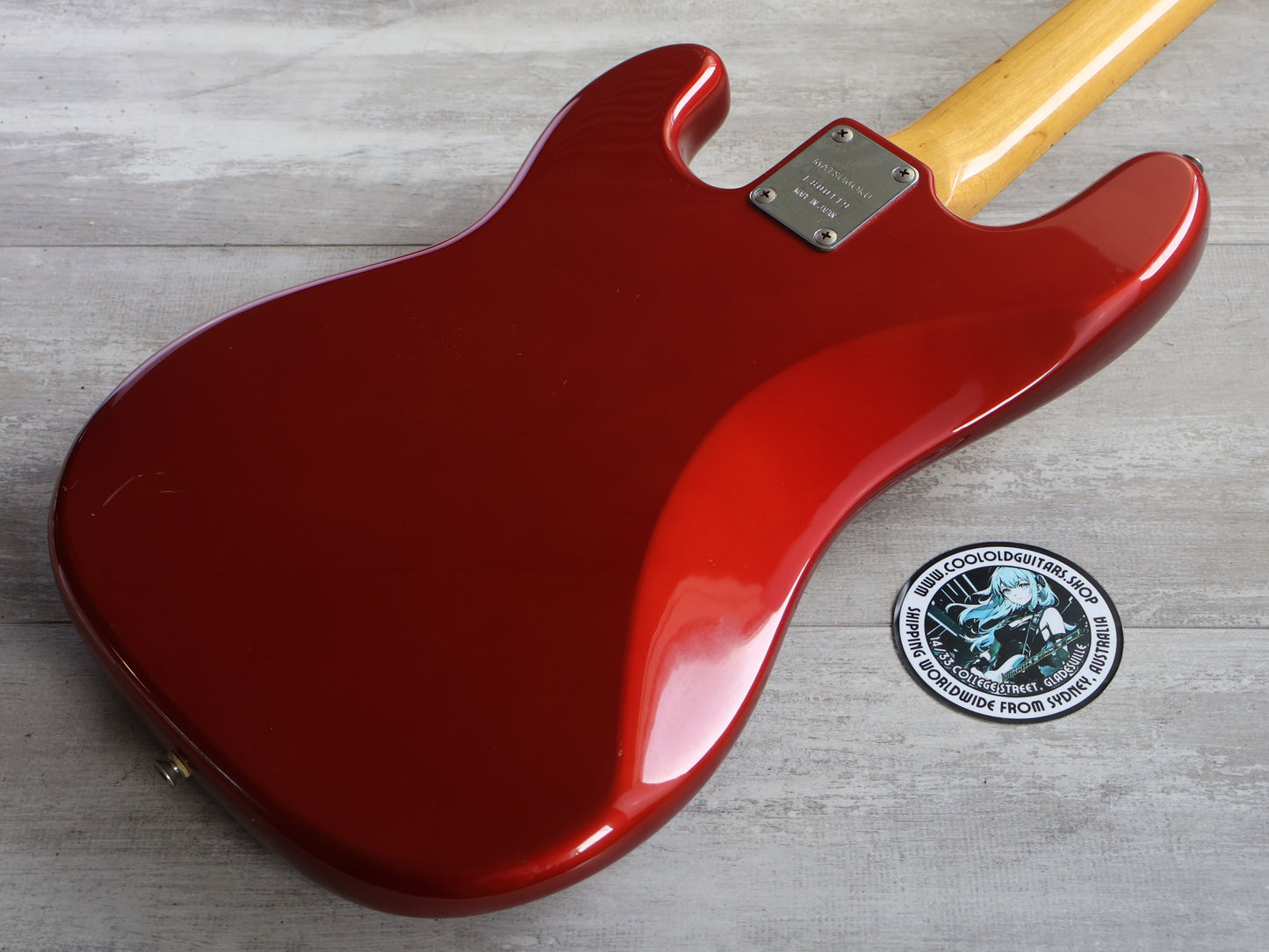 1980 Aria Pro II Japan Precision Bass (Metallic Red)