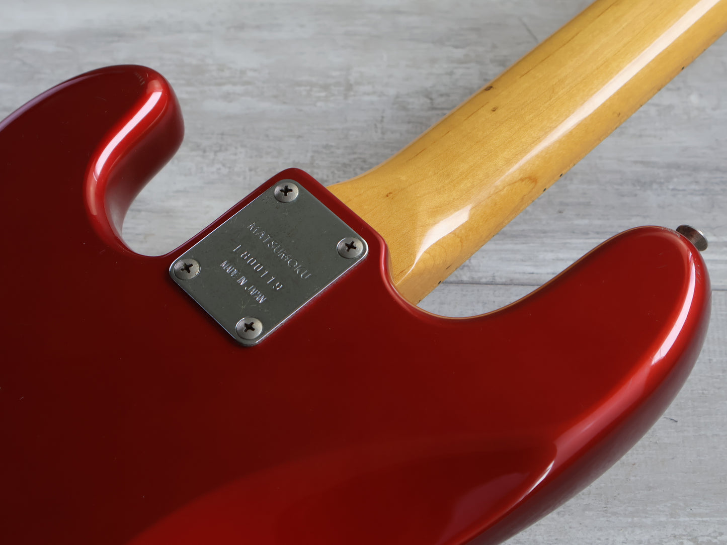1980 Aria Pro II Japan Precision Bass (Metallic Red)