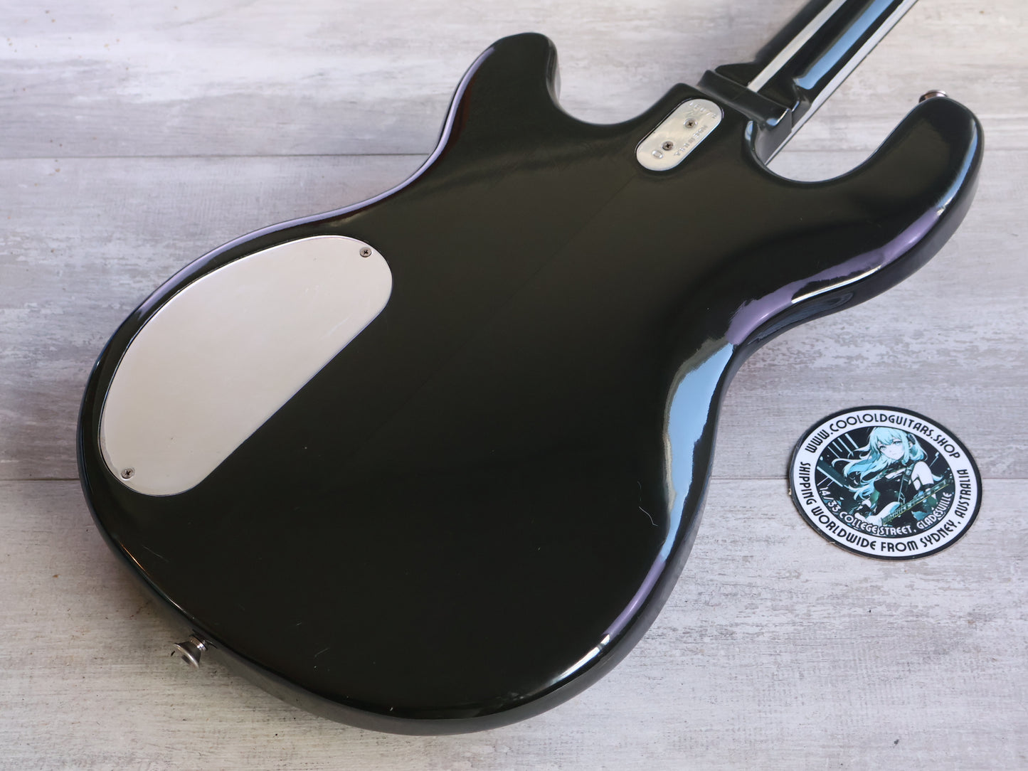 1980 Kramer USA DMZ-4001 Aluminium Neck Bass (Black)