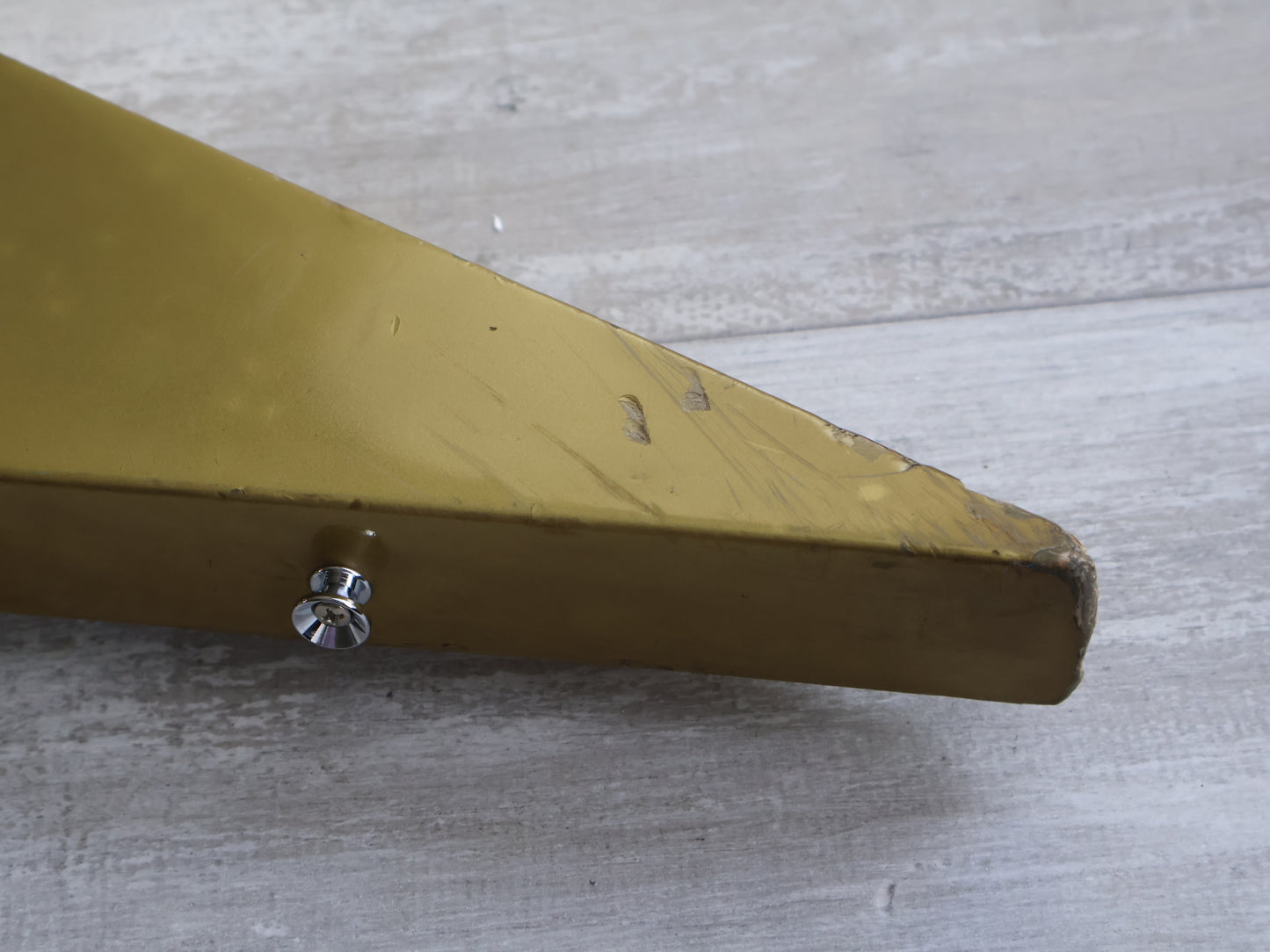 1980's ESP Japan Custom Order Neckthrough Ironbird Bass (Gold)