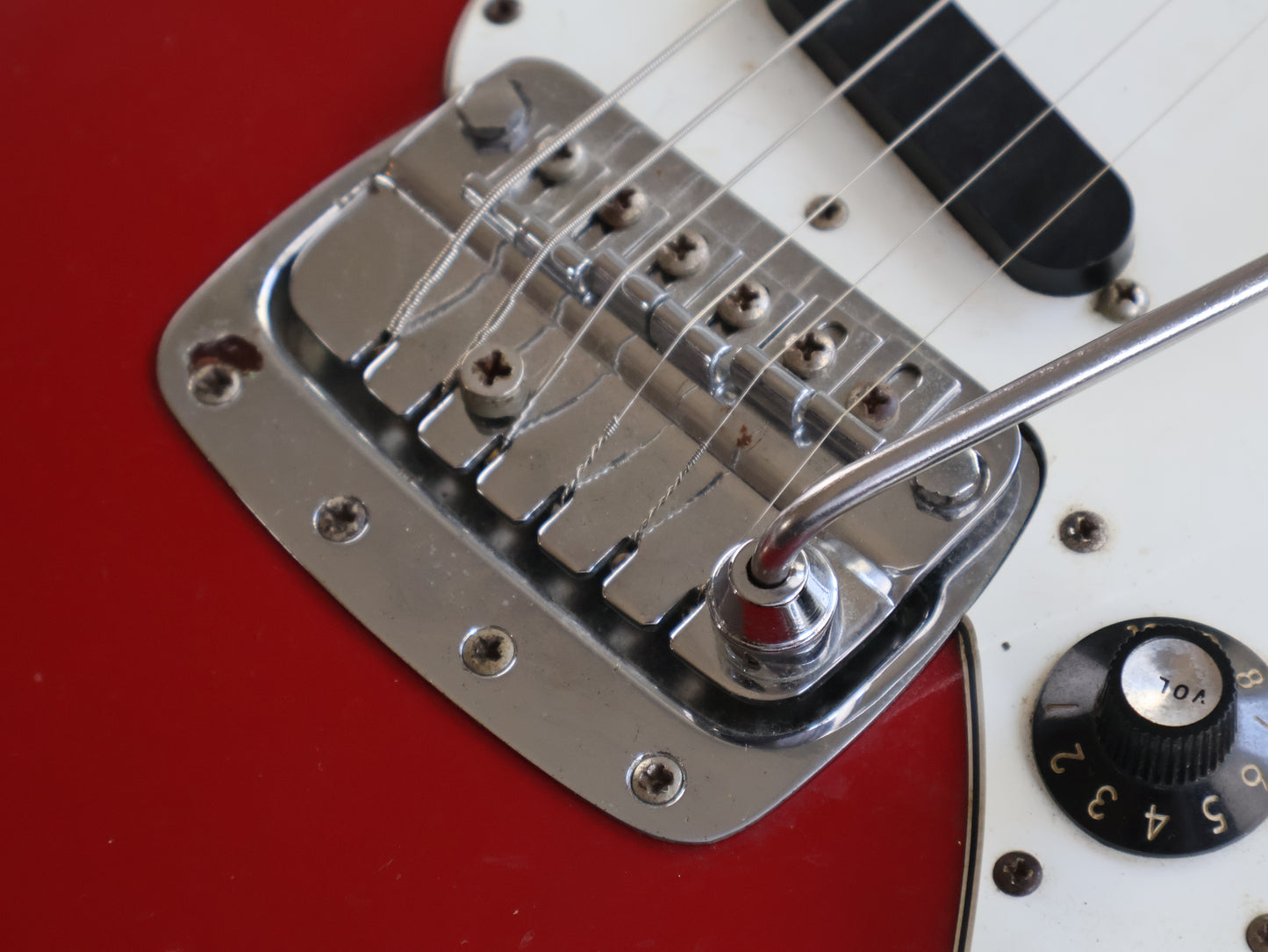 1976 Fender USA Bronco Short Scale (Fiesta Red)